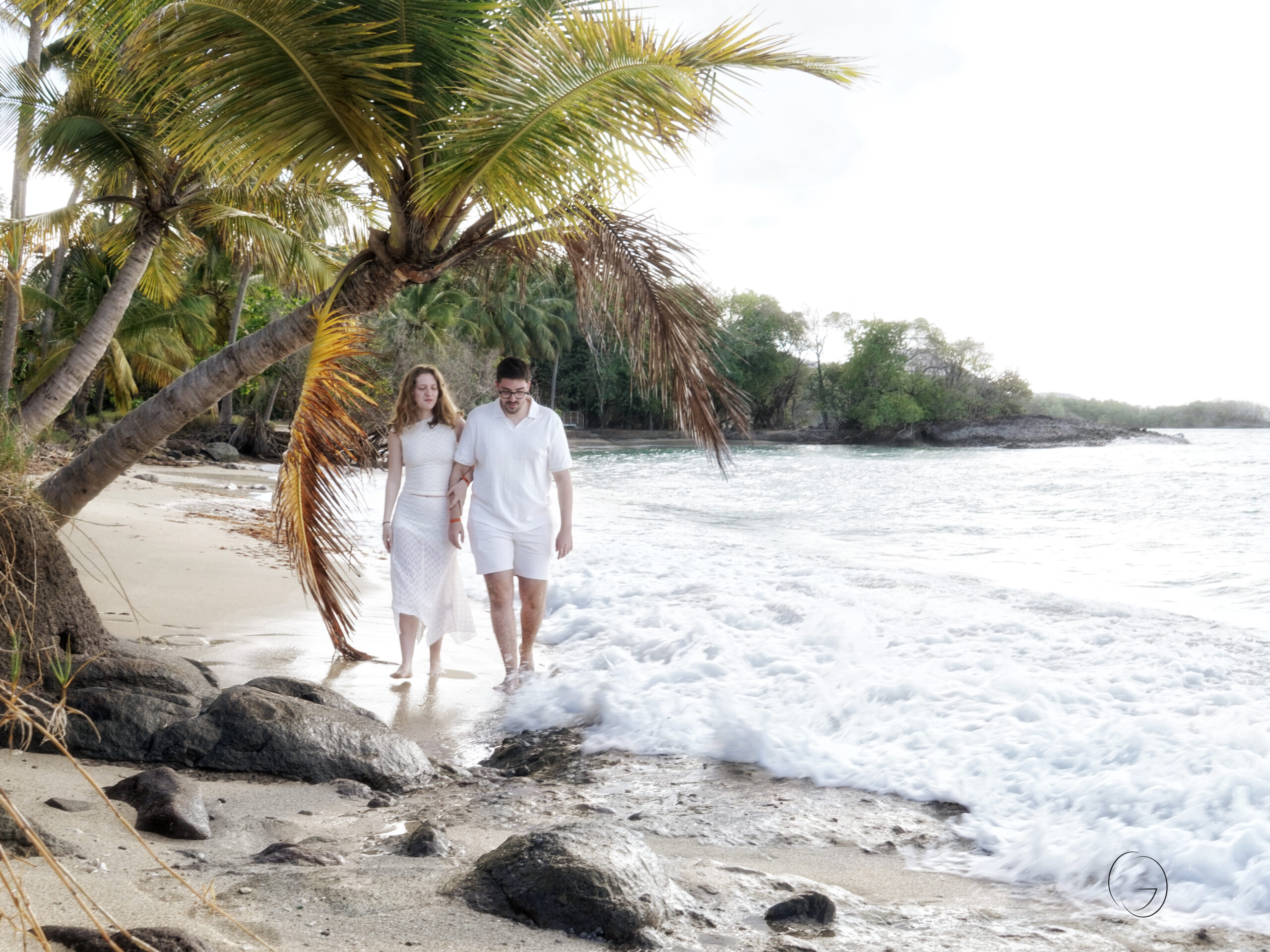 photo de couple mariage destination lune de miel martinique